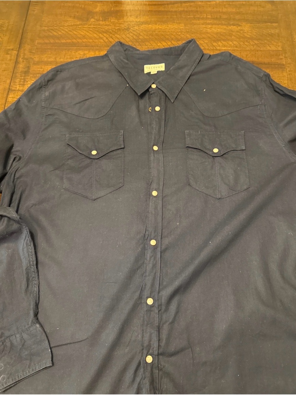 Tecovas longsleeve pearl snap 3xl